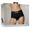 Ouch! Culotte vibrante Strap-On Brief Noire